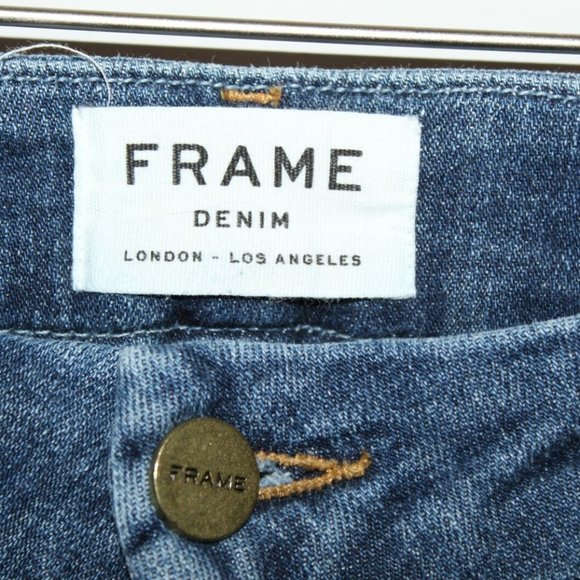 Frame Denim Le Crop Mini Boot Released Hem HW8329 - Picture 3 of 7